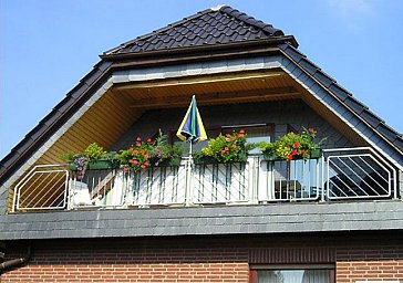 Ferienwohnung in Hagenburg - Loggia