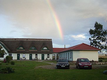 Ferienwohnung in Dranske - Innenhof des Ferienhauses