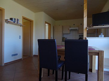 Ferienwohnung in Dranske - FeWo Donnerkeil mit Blick auf die Küche