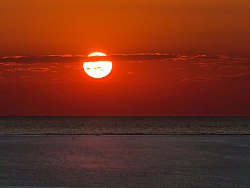 Ferienwohnung in St. Peter-Ording - Sonnenuntergang am Ordinger Strand