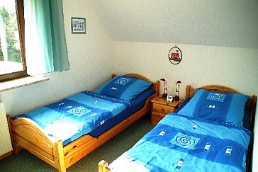 Ferienwohnung in Ascheberg - Schlafzimmer mit 2 Einzelbetten
