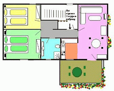 Ferienhaus Grundrissplan 1