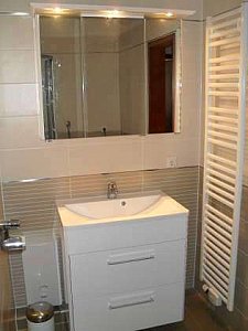 Ferienwohnung in Haffkrug - Neues und sehr modernes Bad mit Waschmaschine