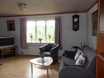 Ferienhaus in Älvsered - Wohnzimmer mit Schlafsofa