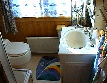 Ferienhaus in Älvsered - Toilette mit Waschbecken