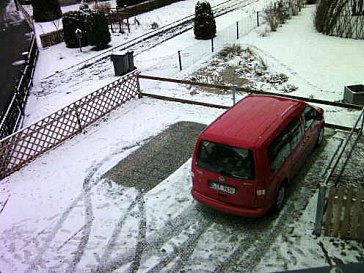 Ferienhaus in Kössern - Der Parkplatz