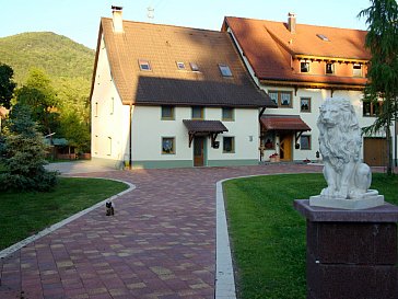 Ferienwohnung in Blumberg - Vorderansicht unseres Hauses