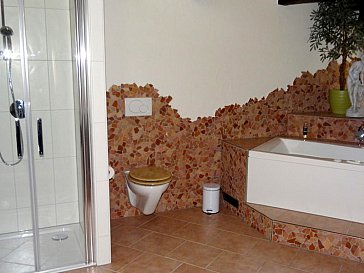 Ferienwohnung in Blumberg - Badezimmer - Dusche und WC