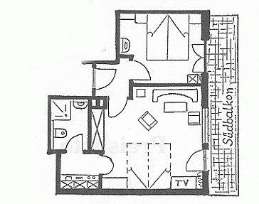 Ferienwohnung Grundrissplan 1