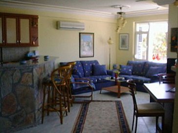 Ferienhaus in Alanya-Side-Manavgat - Wohnraum im EG, mit gemütlicher Couchecke