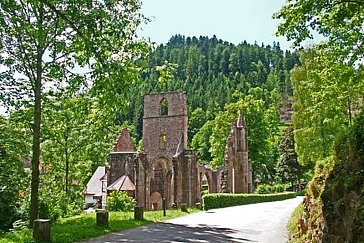 Ferienhaus in Oppenau - Ruine Allerheiligen mit Wasserfälle