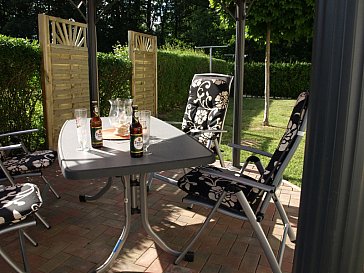 Ferienhaus in Dargun - Gemütliche Stunden auf der Terrasse