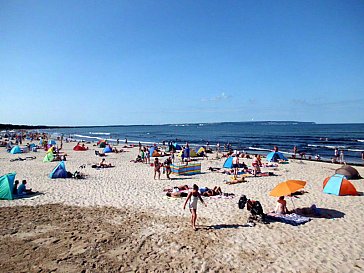 Ferienwohnung in Binz - Badestrand vor der Villa Sirene