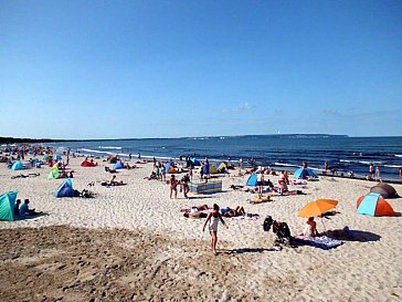 Ferienwohnung in Binz - Badestrand vor der Villa Sirene