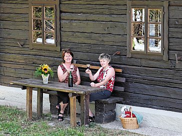 Ferienwohnung in Sonnleitn - Sommeridylle vor dem Haus