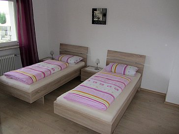 Ferienwohnung in Wäscherszell - Schlafzimmer mit 2 Betten