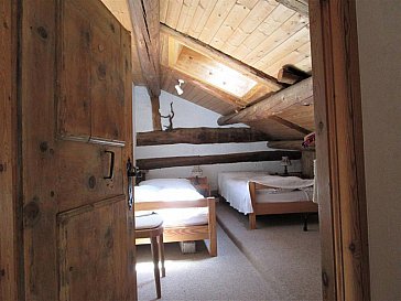 Ferienwohnung in S-chanf - Einzelbett Zimmer