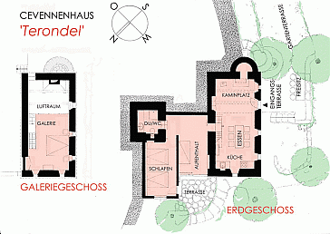 Ferienhaus Grundrissplan 1