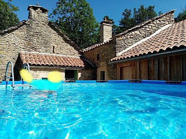 Ferienhaus in Gorges du Tarn - Pool