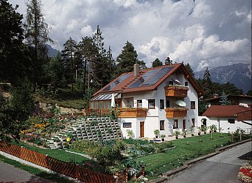 Ferienwohnung in Imst - Haus Florian Gartenterrasse