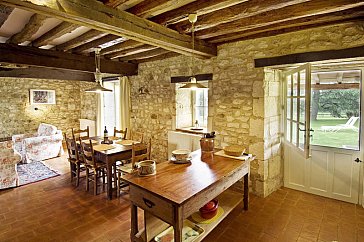 Ferienhaus in Bergerac - Essbereich im Maison les Cedres