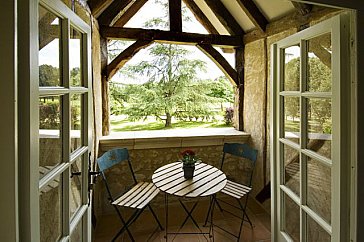 Ferienhaus in Bergerac - Vom Balkon geniesst man einen herrlichen Blick