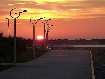 Ferienhaus in Gruissan - Sonnenuntergang