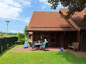 Ferienhaus in Hasselfelde - Sonnenterrasse