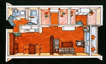 Ferienwohnung Grundrissplan 1