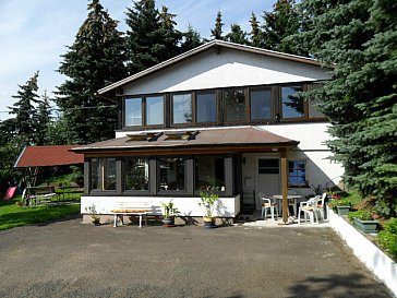 Ferienhaus in Langenhain - In der unteren Etage befindet sich der Wohnraum