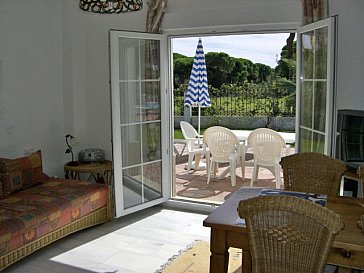 Ferienhaus in Cartaya-Nuevo Portil - Blick auf die Terrasse