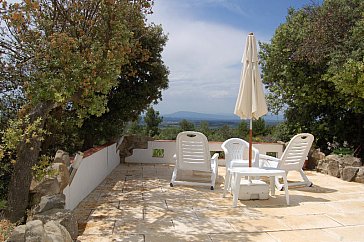 Ferienhaus in Azillanet - Terrasse