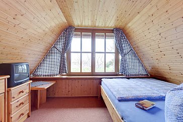 Ferienhaus in Ostseebad Dierhagen - Kinderzimmer im DG.