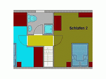 Ferienhaus Grundrissplan 2