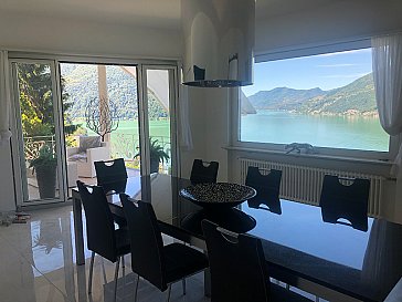 Ferienhaus in Bissone - Esszimmer 50 m2