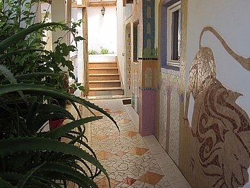 Ferienhaus in Aljezur - Giebelwand-Mosaik