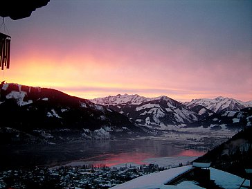 Ferienwohnung in Zell am See - Panoramablick vom Balkon