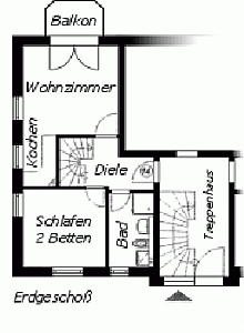 Ferienwohnung Grundrissplan 1