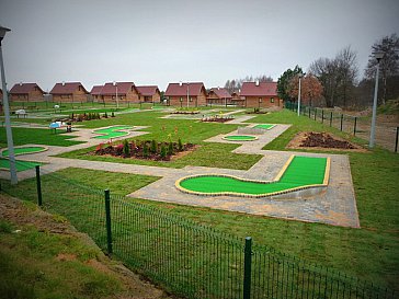 Ferienhaus in Woryty - Minigolf