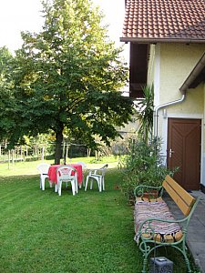 Ferienwohnung in Großsteinbach - Der separate Eingangsbereich für die Fewo