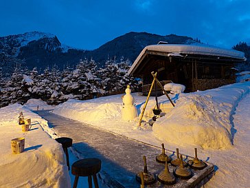 Ferienhaus in Krimml - Original Eisstockbahn im Garten