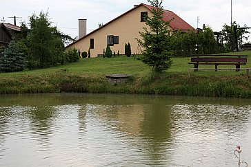 Ferienwohnung in Dobre Miasto - Blick vom Teich