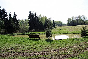 Ferienwohnung in Dobre Miasto - Ruheplatz am Teich