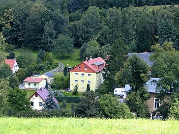 Ferienwohnung in Königstein - Blick auf Ihre Ferienunterkunft