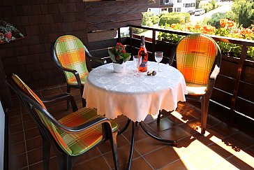 Ferienwohnung in Oberstaufen - Rose Balkon