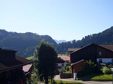 Ferienwohnung in Obermaiselstein - Sicht vom Wohnraum