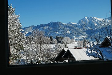 Ferienwohnung in Obermaiselstein - Sicht aus der Wohnung