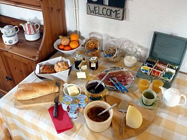 Ferienwohnung in Cupramontana - Frühstücksbüffet