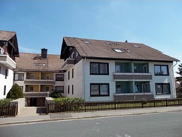 Ferienwohnung in Braunlage - Aussenansicht Sommer Eingang zum Haupthaus
