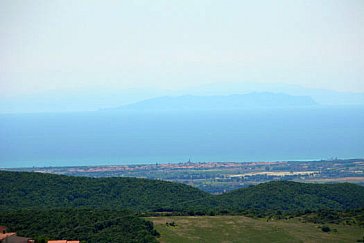 Ferienwohnung in Castellina Marittima - Ausblick